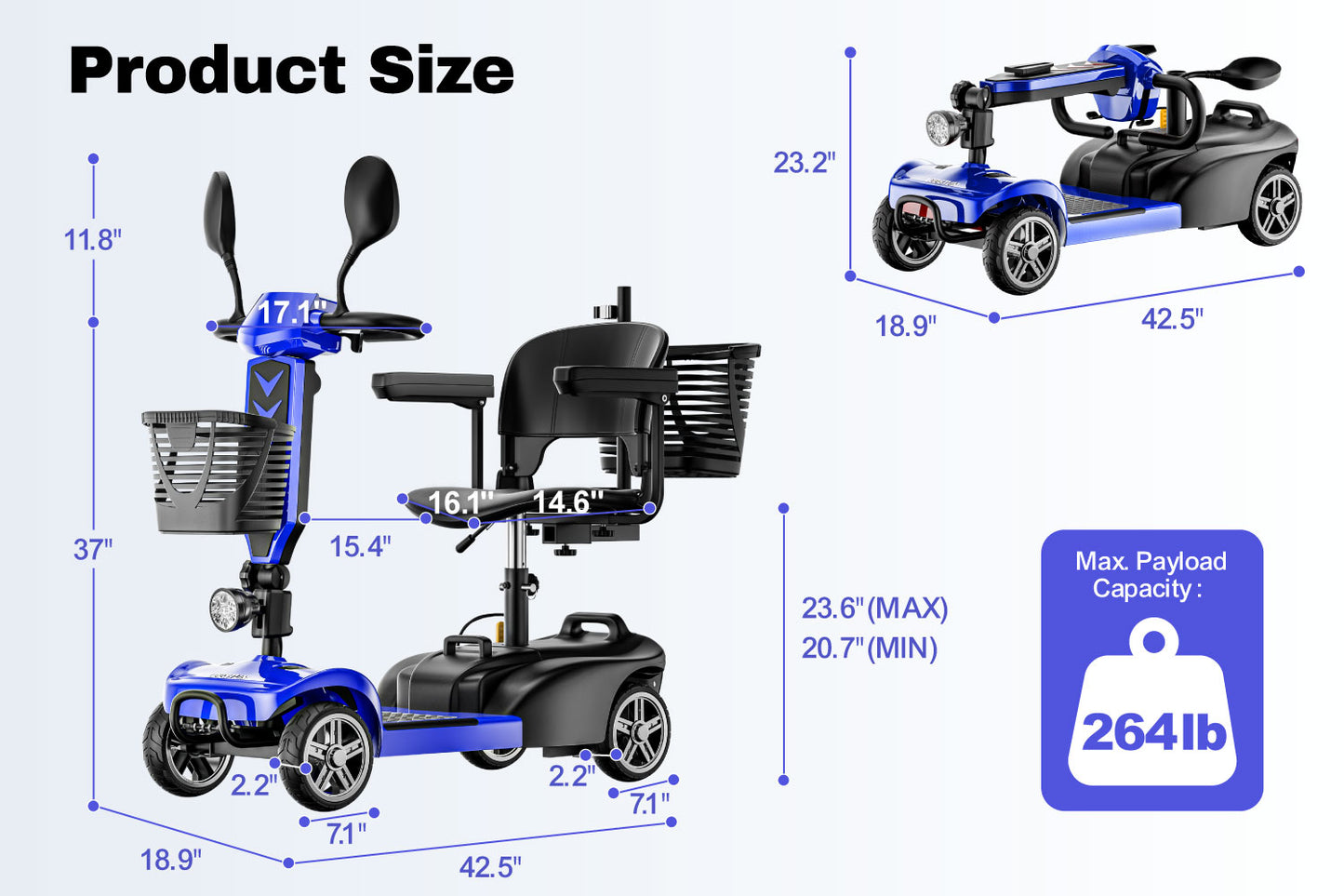 Liberal Star 026 Mobility Scooter