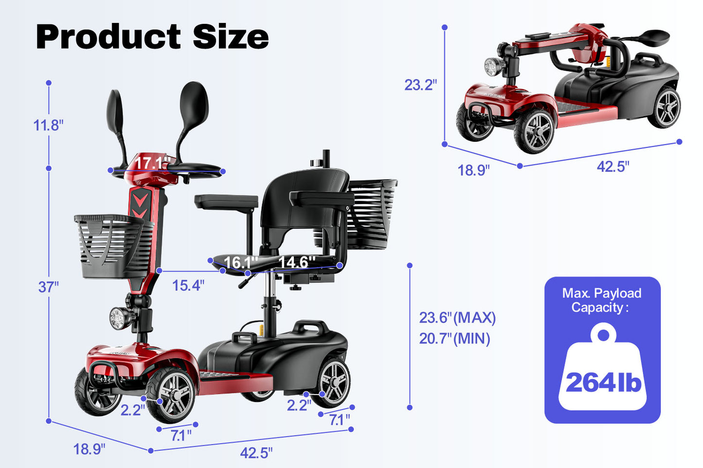 Liberal Star 026 Mobility Scooter