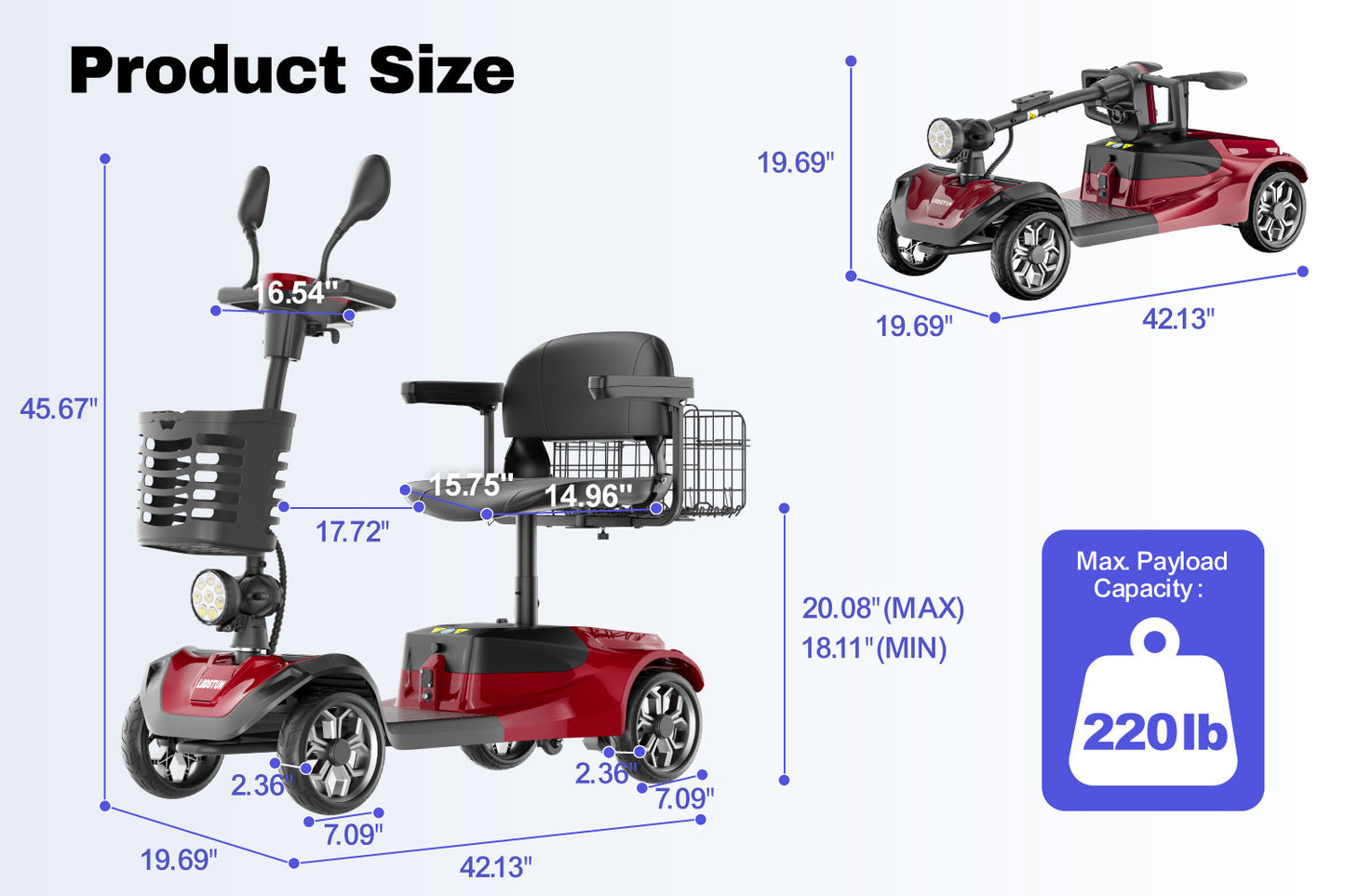 Silver Strider YL-07 Mobility Scooter