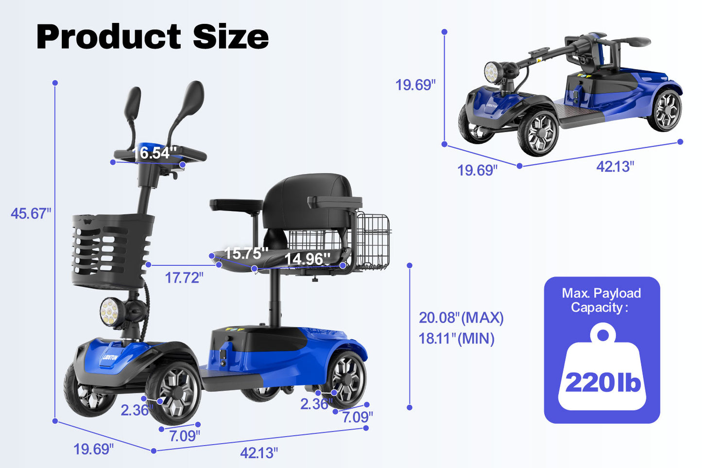Silver Strider YL-07 Mobility Scooter