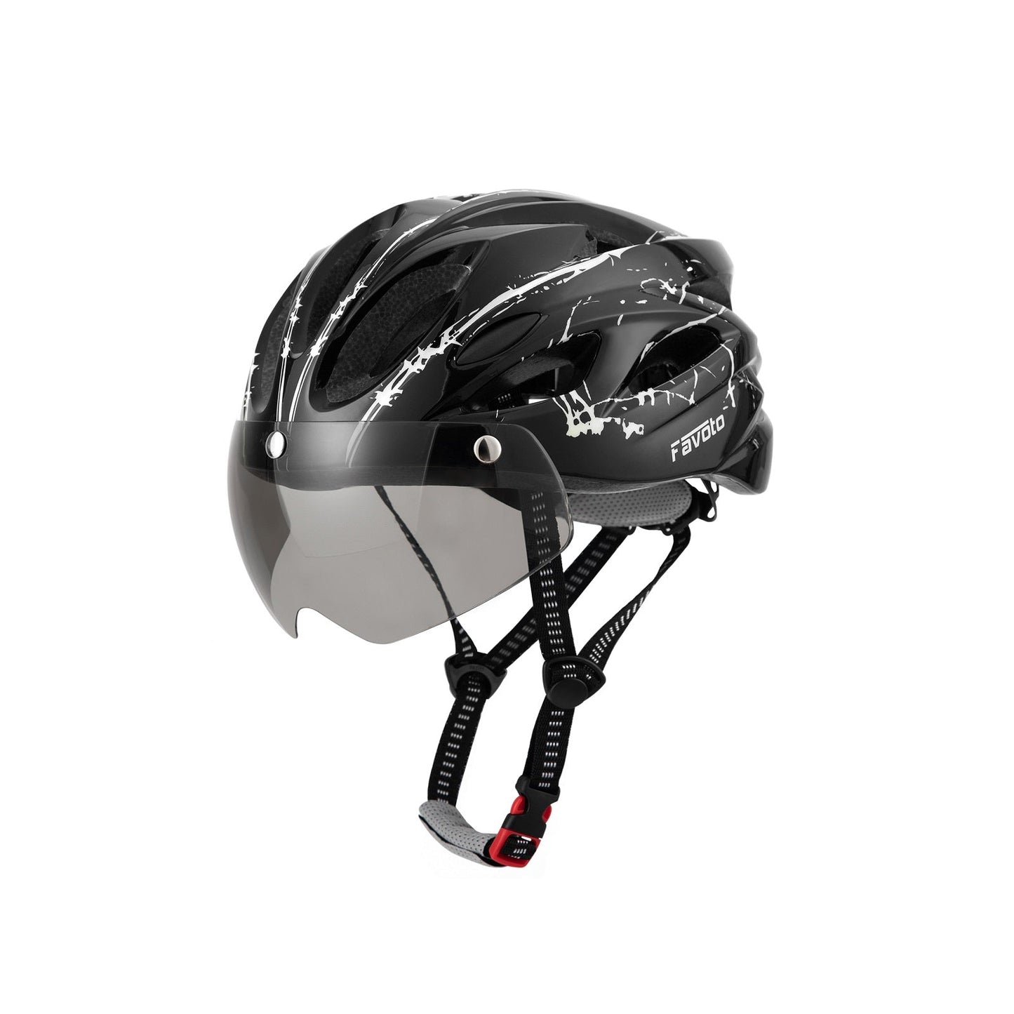 Scooter Helmet with Detachable Magnetic Goggles